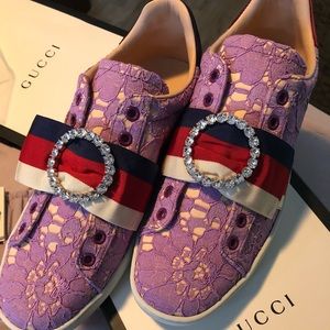 100% Authentic Real Gucci Ace Lace Sneakers